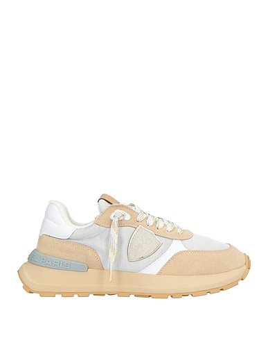 PHILIPPE MODEL Sneakers Sand Leather, Textile fibers