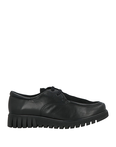 KARIDA Laced shoes Black Leather