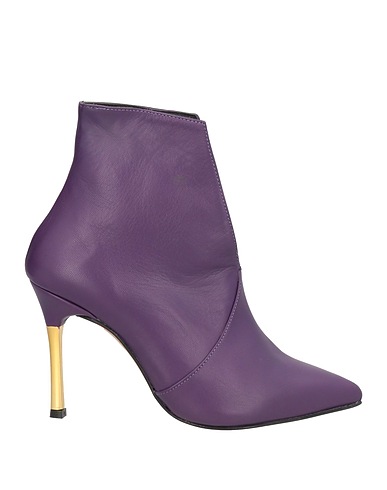 ANDREA PINTO Ankle boot Purple Leather