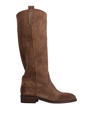 L'ANGOLO Boots Light brown Leather