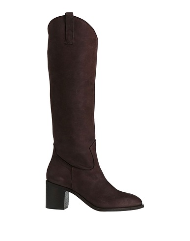 BARRACUDA'S COLLECTION Boots Dark brown Leather