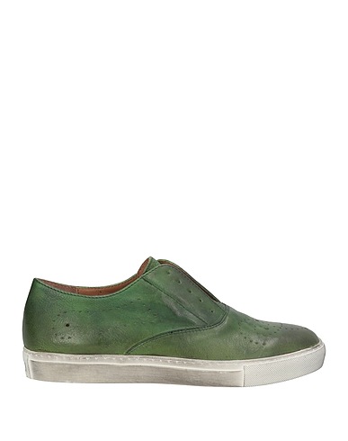 MINORONZONI Sneakers Dark green Leather