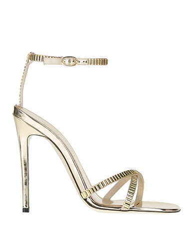 VICTORIA BECKHAM Sandals Platinum Textile fibers