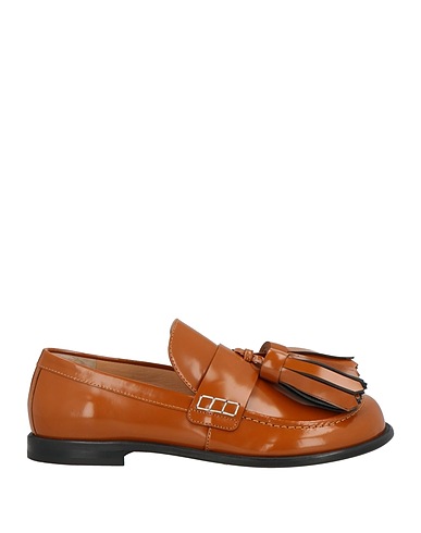 JW ANDERSON Loafers Camel Calfskin