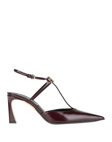 VICTORIA BECKHAM Court Burgundy Calfskin