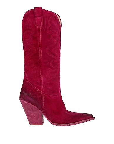 ELENA IACHI Boots Magenta Leather