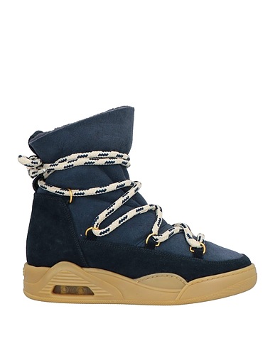 SERAFINI Ankle boot Navy blue Leather