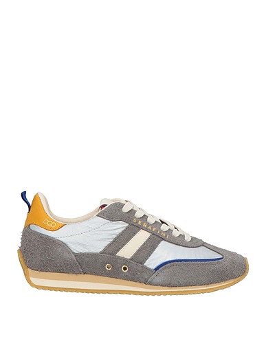 SERAFINI Sneakers Grey Leather, Textile fibres