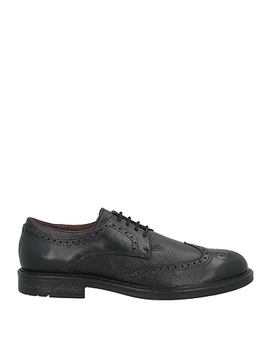 LE BOHÉMIEN Laced shoes Black Leather