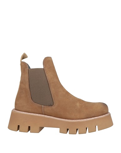 PATRIZIA BONFANTI Ankle boot Khaki Leather