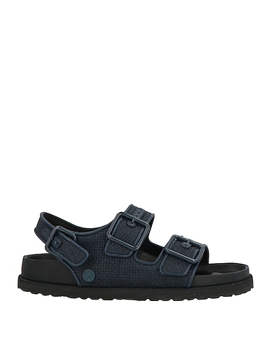 1774 BIRKENSTOCK Sandals Midnight blue Cotton, Polyester, Polyamide, Elastane