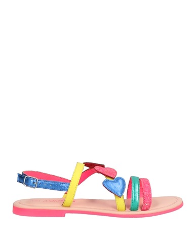 BILLIEBLUSH Sandals Yellow Leather, Other Fibres
