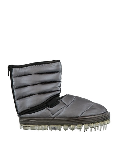 RBRSL RUBBER SOUL Ankle boot Charcoal Leather, Textile fibres