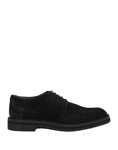 PANTANETTI Laced shoes Black Leather