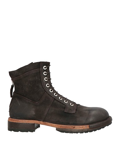 MOMA Ankle boot Dark brown Leather