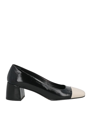 LARA MAY Court Black Leather