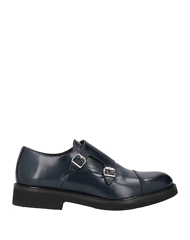 LUCA ROSSI Loafers Midnight blue Leather