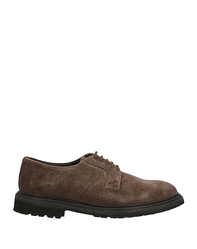 MIGLIORE Laced shoes Dark brown Leather