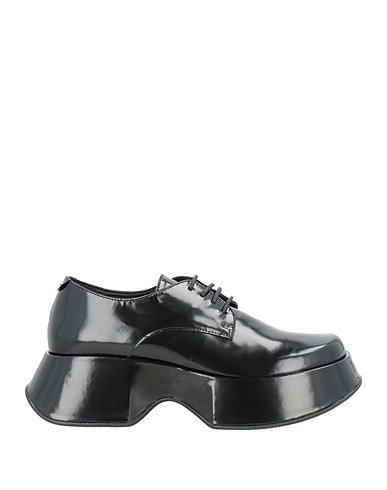 VIC MATIĒ Laced shoes Black Leather