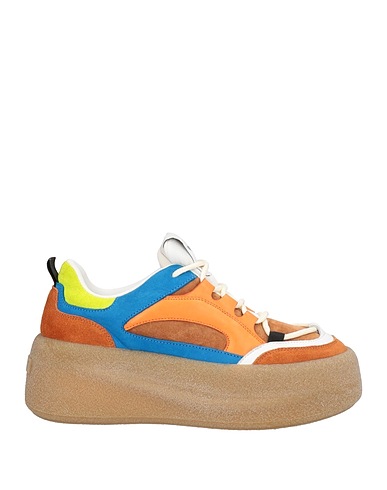 VIC MATIĒ Sneakers Brown Leather, Textile fibers