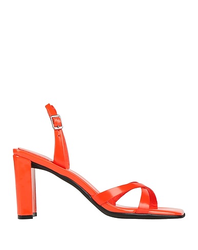 JEFFREY CAMPBELL Sandalen Orange Leder