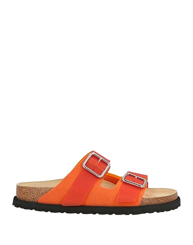 1774 BIRKENSTOCK Sandalen Orange Leder, PVC - Polyvinylchlorid