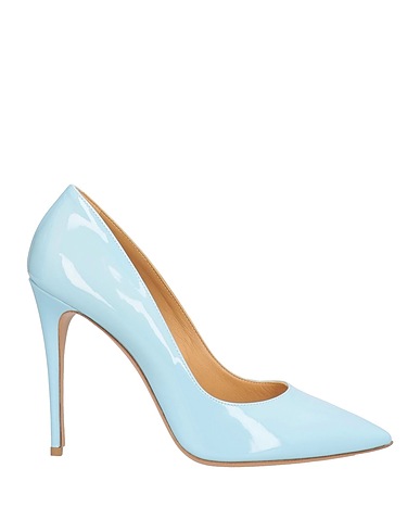WO MILANO Pump Sky blue Leather