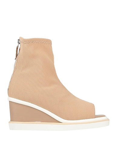 PATRIZIA BONFANTI Ankle boot Sand Textile fibers