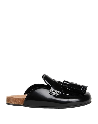 JW ANDERSON Mules and clogs Black Calfskin