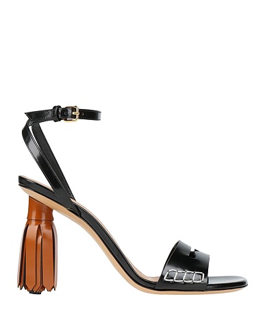 JW ANDERSON Sandals Black 100% Cow leather