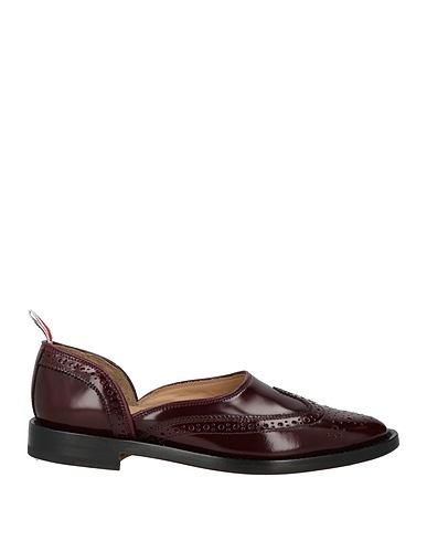THOM BROWNE Loafers Burgundy Calfskin