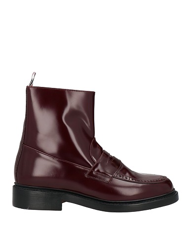 THOM BROWNE Ankle boot Burgundy Leather