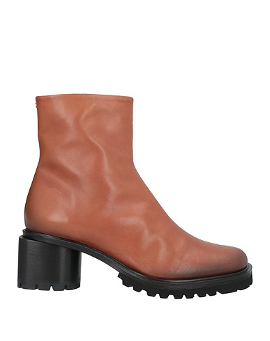 HALMANERA Полусапоги и высокие ботинки Светло-коричневый Кожа