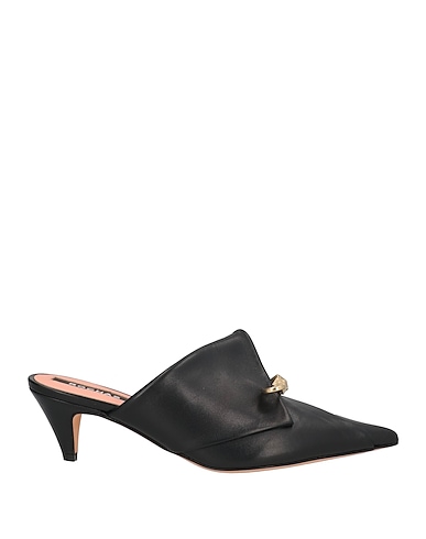 ROCHAS Mules und Clogs Schwarz Leder