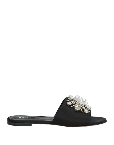 ROCHAS Sandals Black Textile fibers