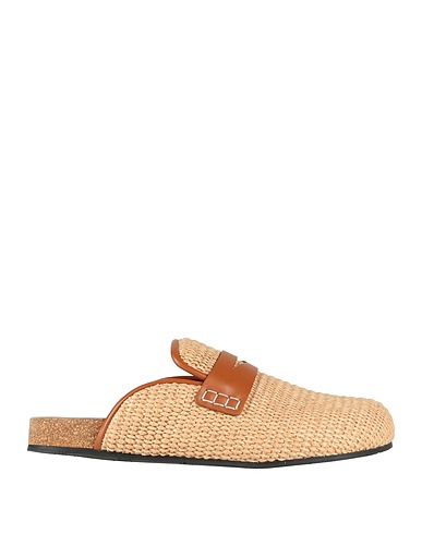 JW ANDERSON ミュール＆サボサンダル サンド 天然ラフィア