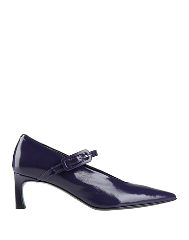 HALMANERA Pump Purple Leather