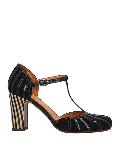 CHIE MIHARA Court Black Leather