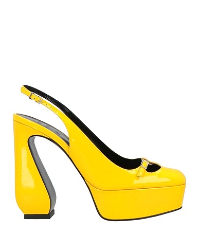 SERGIO ROSSI Décolleté Giallo Pelle