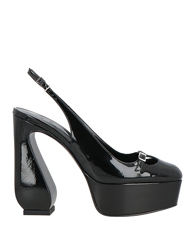 SERGIO ROSSI Pump Black Leather