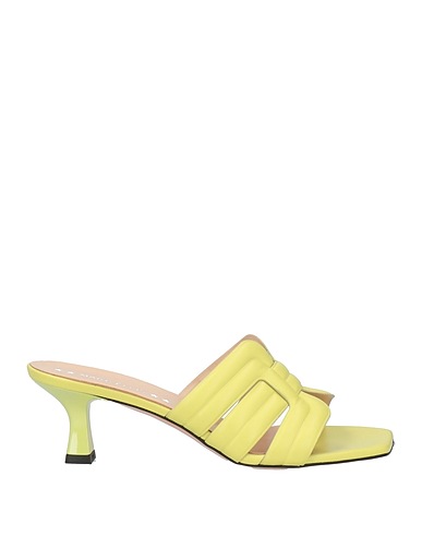MARC ELLIS Sandals Lime green Leather