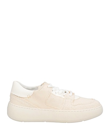 ANDÌA FORA Sneakers Off white Leather, Textile fibres