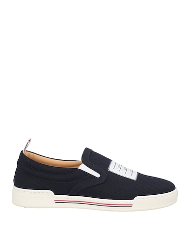 THOM BROWNE Sneakers Navy Textile fibers