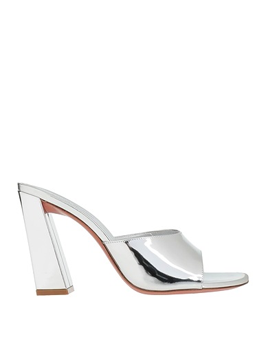 AMINA MUADDI Sandals Silver Leather