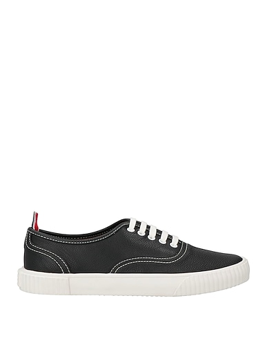 THOM BROWNE Sneakers Black Leather