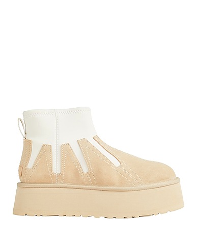 UGG Stivaletti CLASSIC MINI DIPPER SUNWAVE
 Beige Pelle, Fibre tessili
