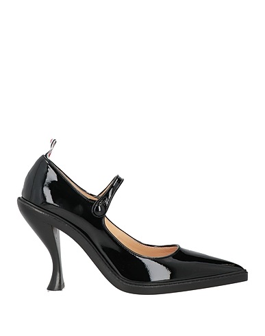 THOM BROWNE Court Black Calfskin