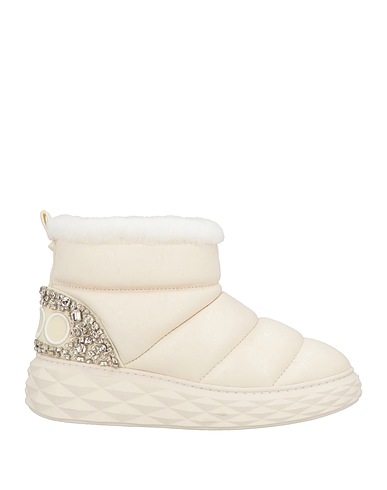 JIMMY CHOO Stiefelette Weiß Leder