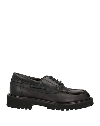 ROSSANO BISCONTI Laced shoes Black Leather