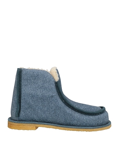 JW ANDERSON Ankle boot Blue Textile fibers